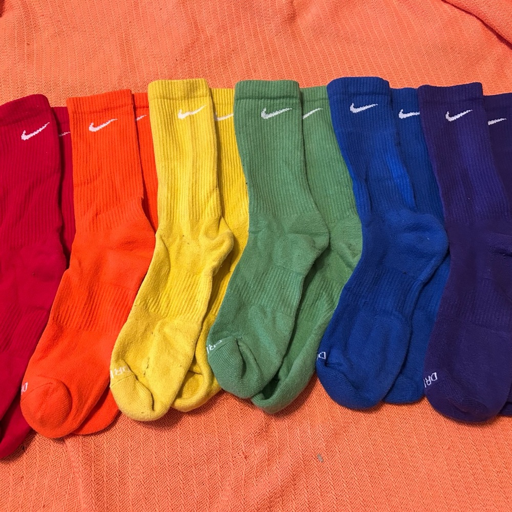 Nike Men's Colorful Crew Socks Set